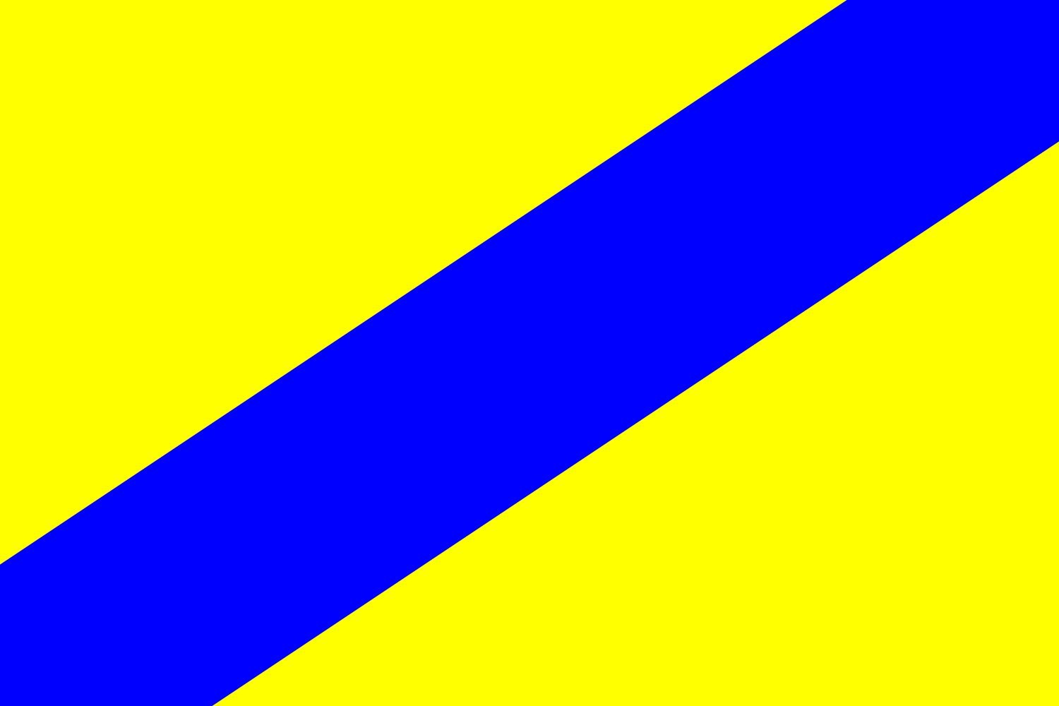 Drapeau Large Votice de Benešov District pour mât extérieur