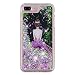 Per iPhone 7 Plus/iPhone 8 Plus Cover Glitter Liquid, HengJun Luxury Custodia in silicone trasparente per TPU Gel scintillante Smartphone iPhone 7 Plus/iPhone 8 Plus - ombra