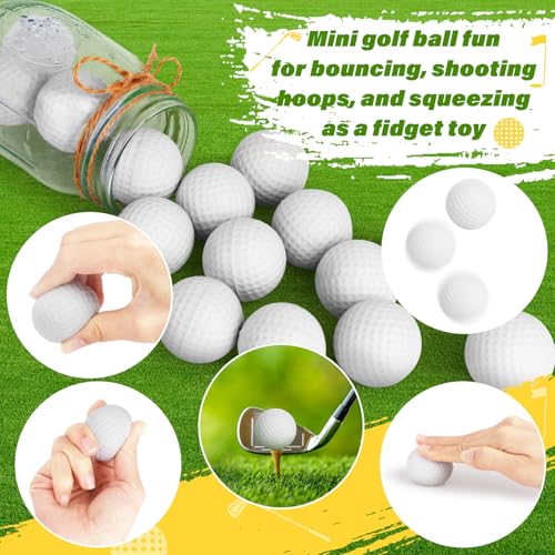 Hooqict Mini Foam Golf Stress Balls 25 Pack