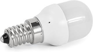 Misfart W11160686 W11518235 Freezer Refrigerator LED Light Bulb for Whirlpool Kenmore Maytag Freezer Lamp Light Bulb Replacement 120V 2W A15 E14 Base-1 Pack
