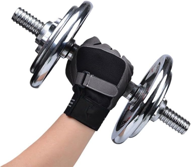 Fitness Sports Equipment Anti-Slip Exercise Weightlifting Half Finger Nylon Gloves