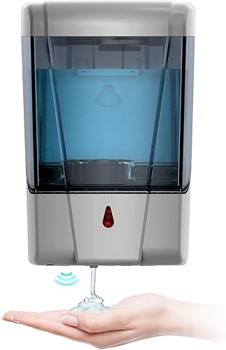 Miniatura 7 de Dispensador automático de jabón de 20 fl oz/20.3 fl oz de montaje en pared líquido ABS automático manos libres sin contacto dispensadores de jabón