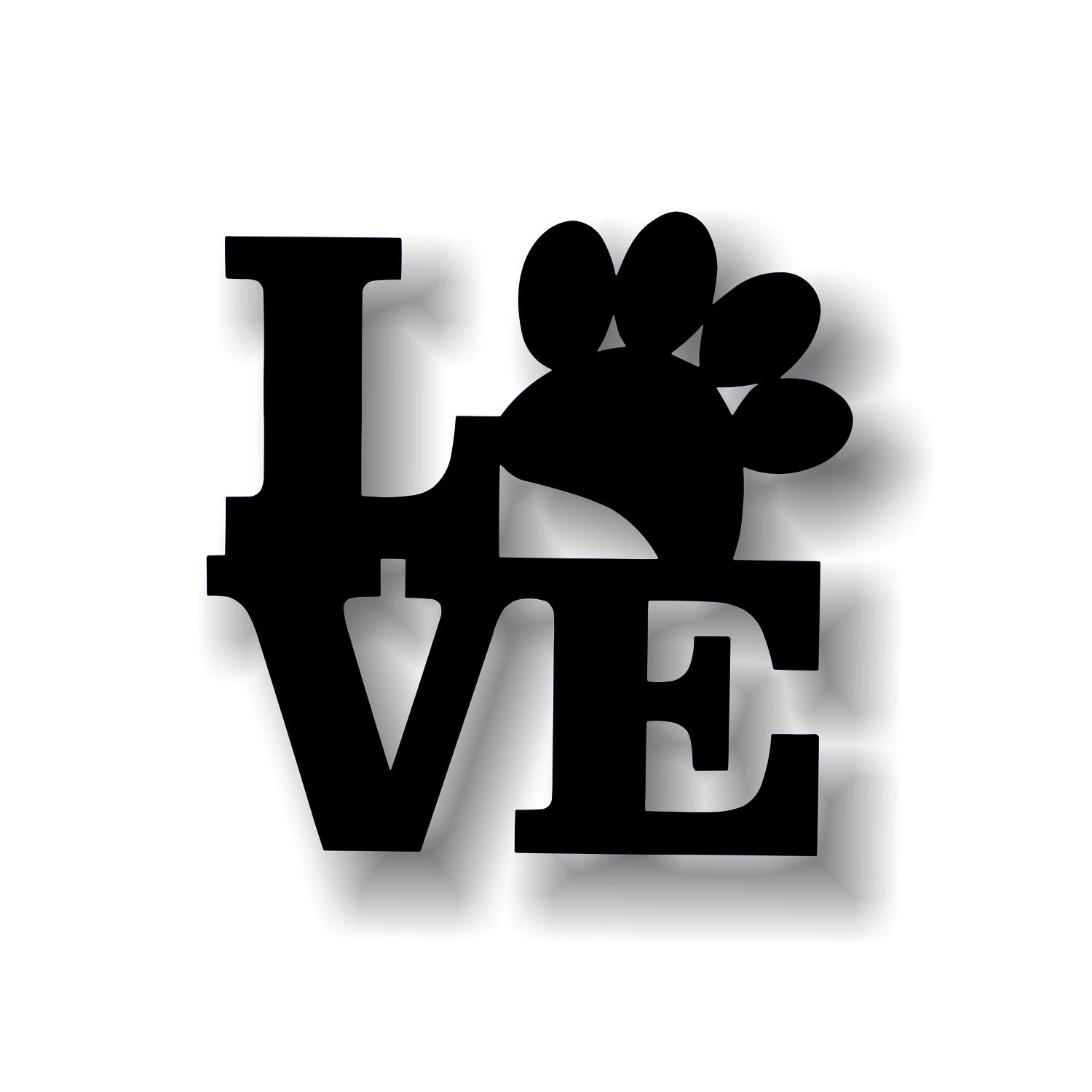 Love Wall Decor Dog Lover Plaque Sign - Black Wooden Plaque Wall Hangings Home Room & Wall Decor Wall Art by Printjas for Living Room, Housewarming Gift Idea - for Friends & Family-image-37