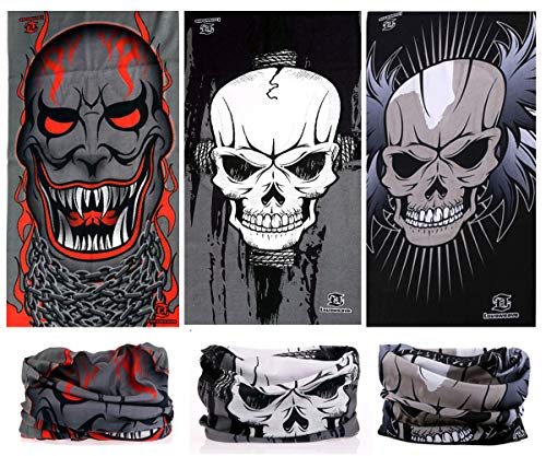 Toes Home 6PCS Outdoor Magic Headband Elastic Seamless Bandana Scarf UV Resistence Sport Headwear Boho Series for Yoga Hiking Riding Motorcycling