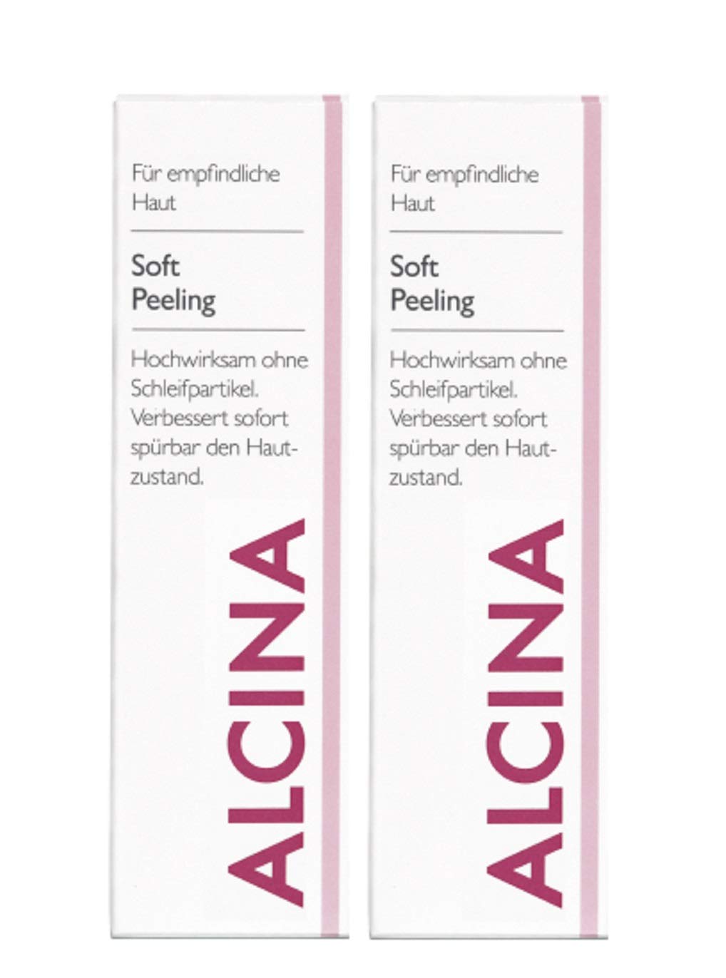 2er S Soft Peeling Pflegende Kosmetik Alcina Hochwirksam ohne Schleifpartikel je 25 g = 50 g