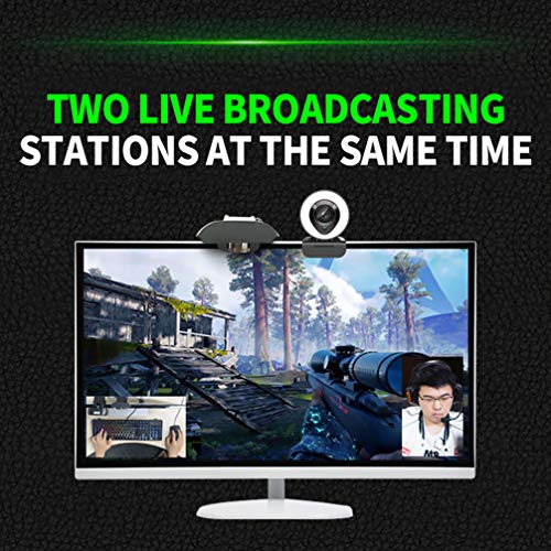 Mobestech Conjunto 1 4K Webcam Câmera de Foco Automático Da Câmera Usb Luz Do Computador Laptop Na W