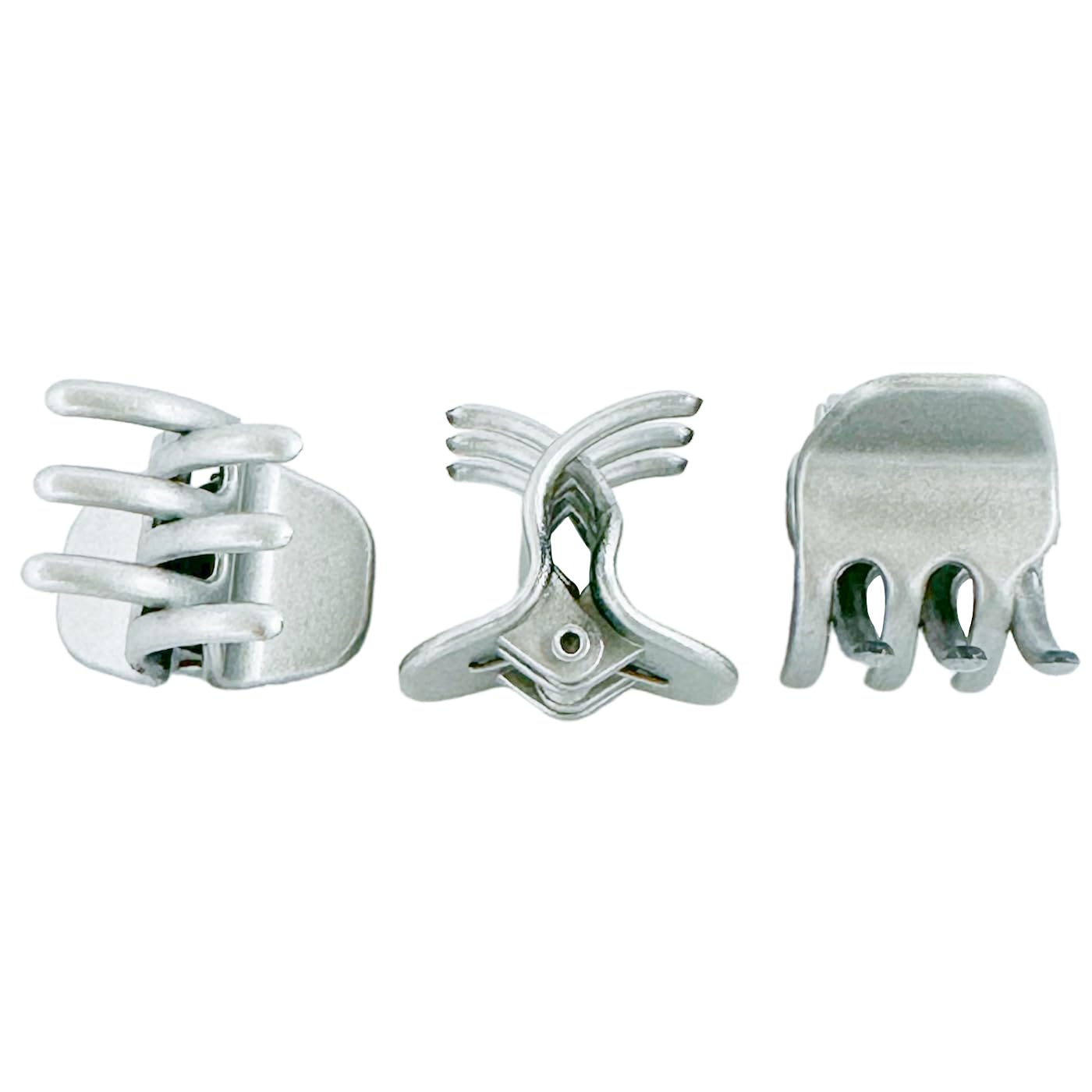 HAARallerliebst® Orchid Small Hair Clips, 2 cm, Silver Mini Hair Clips in Box, Small Hair Clip, Hair Clips, Hair Accessories - Image 3