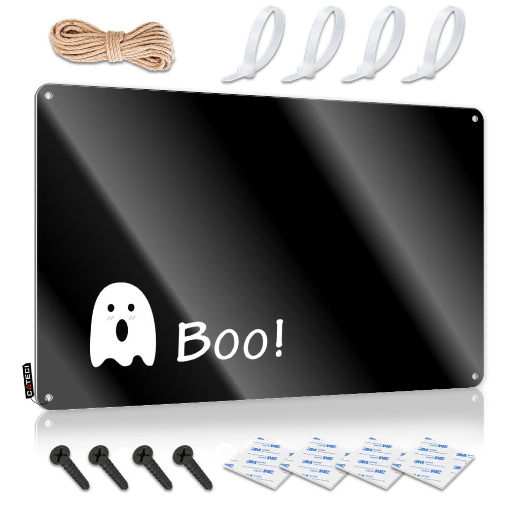 Things For Boys Room Ghost Boo Tin Sign 1 Bar Decor For Home Garage Signs For Men Vintage(20X30CM)