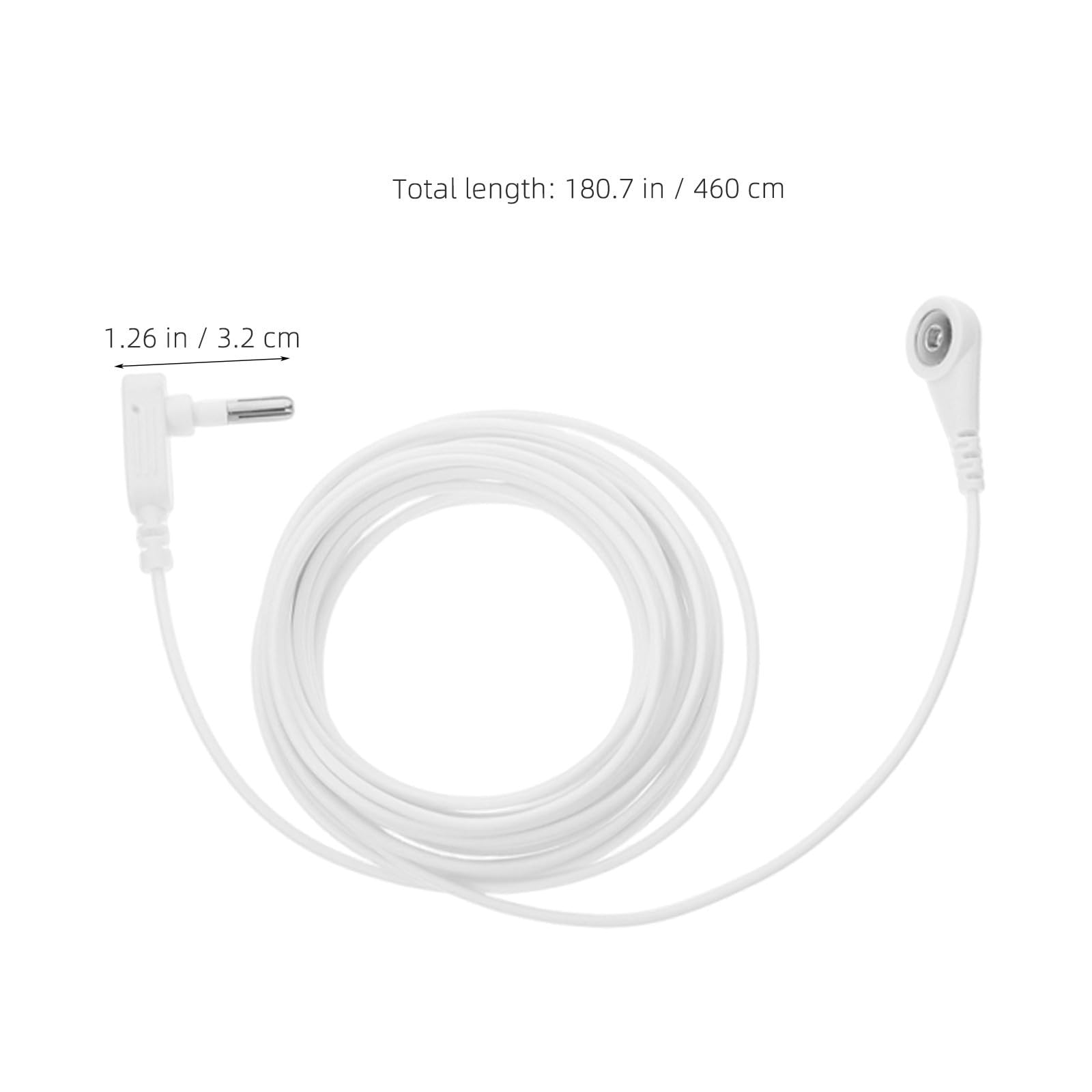 4 Sztuki Kabel Do Łączenia Antystatycznych Mat z Uziemieniem Zastępczy Przewód Do Pieluszek i Poduszek Uziemiających Przewód Urządzeń Uziemiających