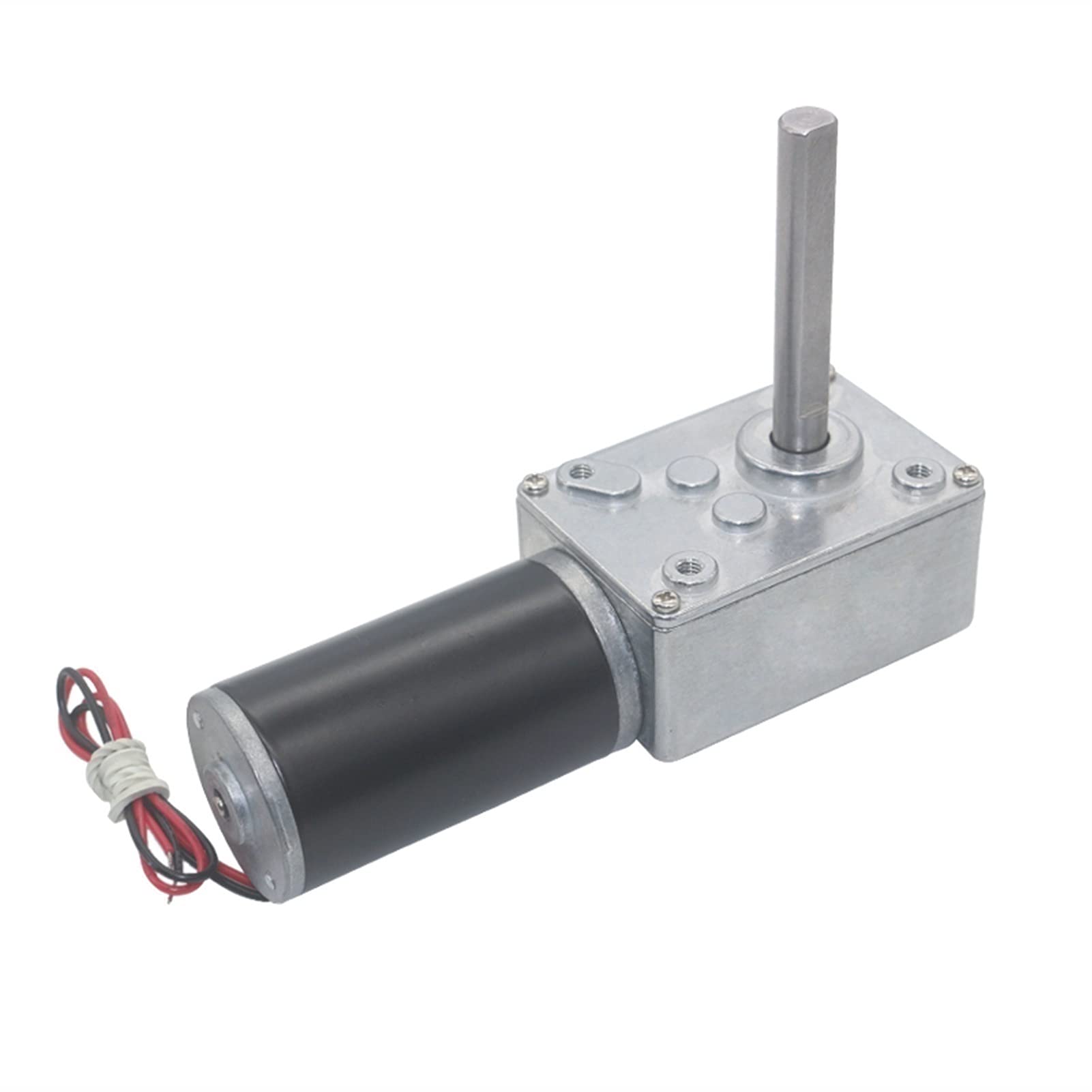 electronic starter 5840-31zy Hochleistungs-Schneckengetriebemotor, DC12V 24V, starker Drehmoment-Schneckengetriebe-Untersetzungsmotor, umgekehrter Typ-D-Vorhangmotor mit langer Welle, Mini-Präzision (