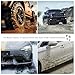 SHMZK 50 PCS Car Paper Floor Mats, 16 x 20 Inch Disposable Floor Mat Temporary Car Floor Protector, Waterproof Kraft Paper Floor Pad Automotive Mat Covers for Detailing Detail Wash (White)