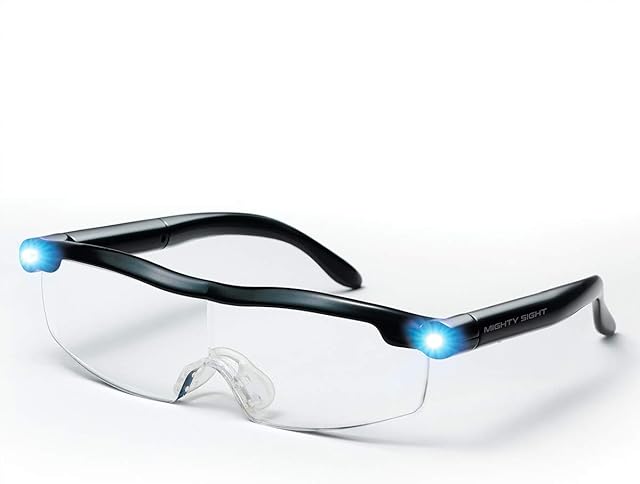 Mighty Sight - Wearable, magnifying eyewear with built in lights