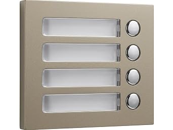 Aiphone GF-4P 4 Call Button Panel for GT-SW Switch Module