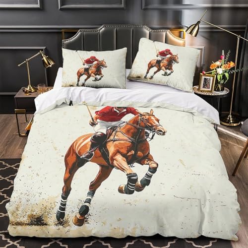Housse de couette légère confort cocon parure lit double imprimée pour ados - 2