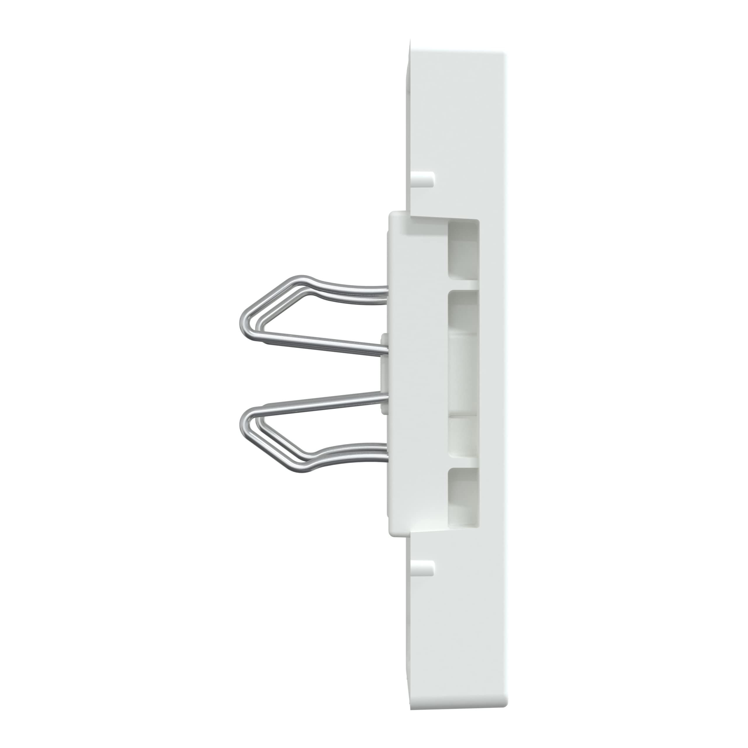 Central Plate for USB Charging Station Insert Glossy Polar White, System M - Image 2