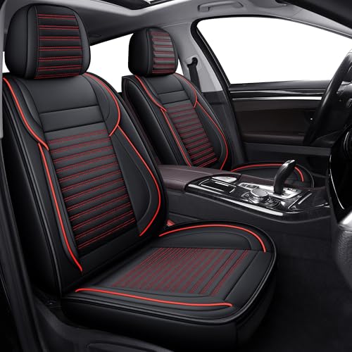 Lingvido car seat covers, breathable faux leather, universal fit