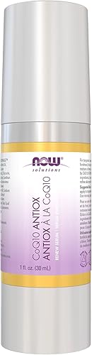 NOW Solutions, suero antioxidante CoQ10, con REVINAGE clínicamente probado para soporte de colágeno, reafirmante visible, 1 onza