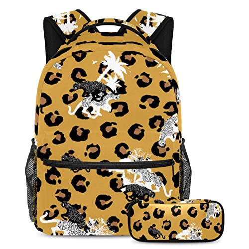 Sac à dos de voyage chou violet pour filles garçons avec étui à stylo