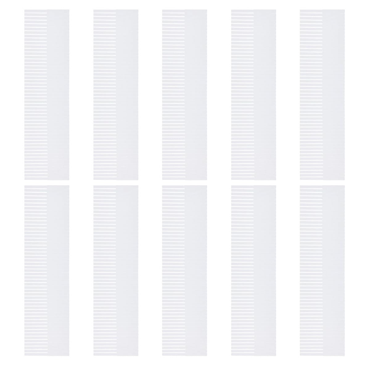 CALLARON Divisori per Cassetti in Plastica Bianco 10 Pezzi Organizzatori per Cassetti Multiuso per Conservare Calze e Asciugamani Comodi Scomparti Regolabili