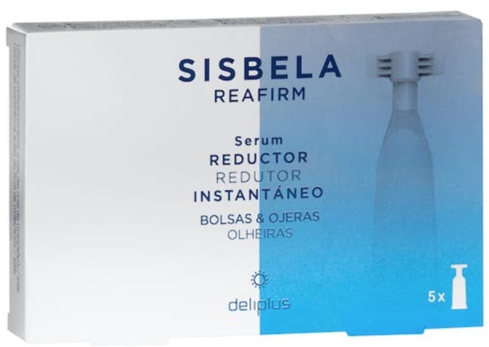Deliplus Sérum Reductor Instantáneo De Bolsas Y Ojeras Sisbela Reafirm. Caja 5 Unidades De 2 Ml. (10 Ml.). . Evitar Pieles Sensibles