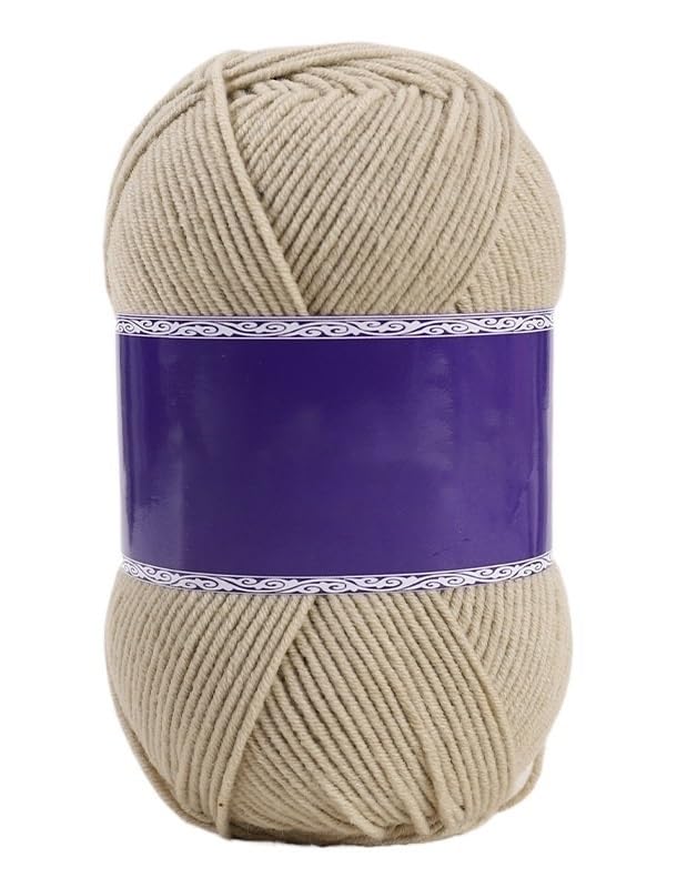 Fil peigné en coton de 100g doux pour créer des vêtements au crochet en famille