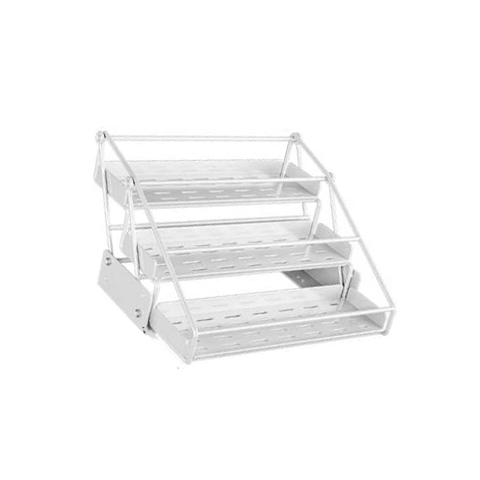 Rozkładany Regał Magazynowy 3-poziomowy, Wytrzymuje Obciążenie 10 Kg, Na Przekąski, Naczynia, Przyprawy, Butelki Z Przyprawami(Color 1,30x17.5x27.5cm)
