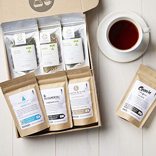 Bean Box - Coffee and Tea Gift Box (Whole Bean, 4 Coffees + 4 Teas) - Thumbnail 2