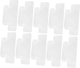 MAGICLULU 10pcs Boxes Ice Candy Packing Box Stepping Stool Clear Boxes Clear Tote Bag for Files Clear Pastry Chocolate Present Pets Transparent Favor Biscuit Popsicle Plastic