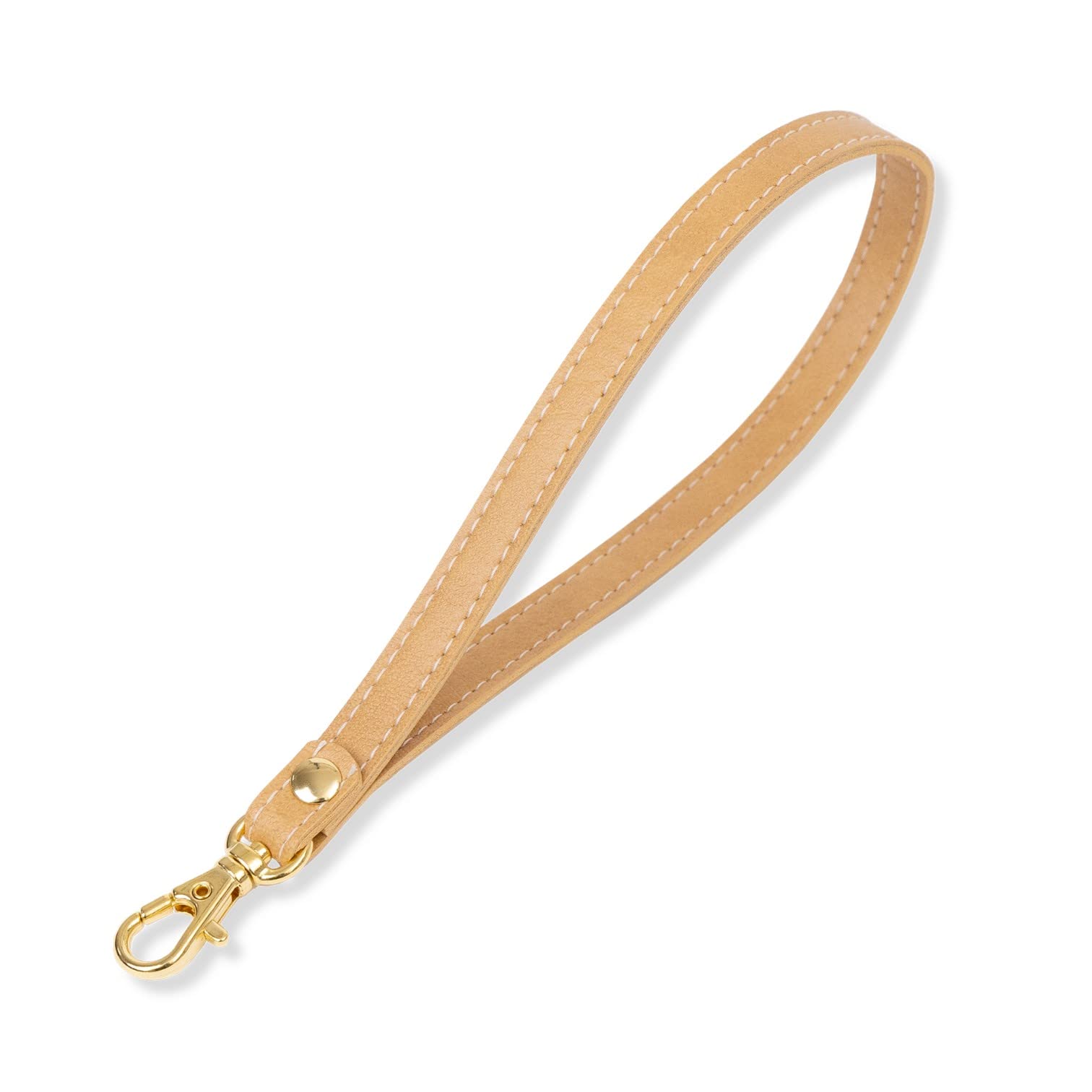 Jungei Phone Hand Strap, Type 1, Beige Leather