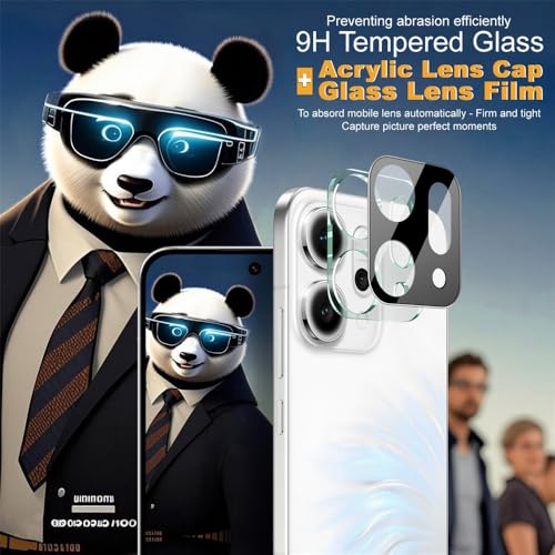 Image of ZARALA Glass Camera Lens Protector For OPPO Reno14 [9H Hardness] [6D Lens Protector ] [Easy Installation] Black