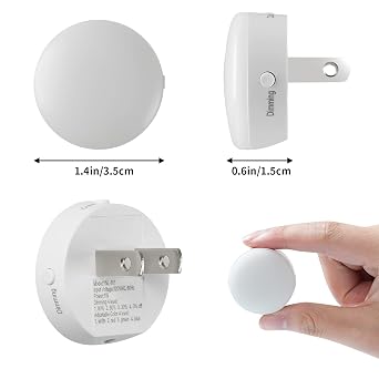 4pcs Smart Plug Mini Bundle with 8pcs 3CCT Night Light