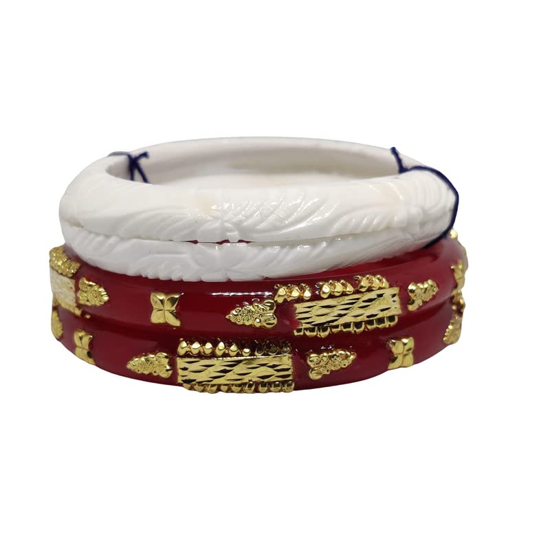 Loyal Kart ™ Ceramic Shakha Pola Bangles | Bengali bangles for Married women (4PCS) (2.2) (B0BNLCPKVX) Amazon Price History, Amazon Price Tracker