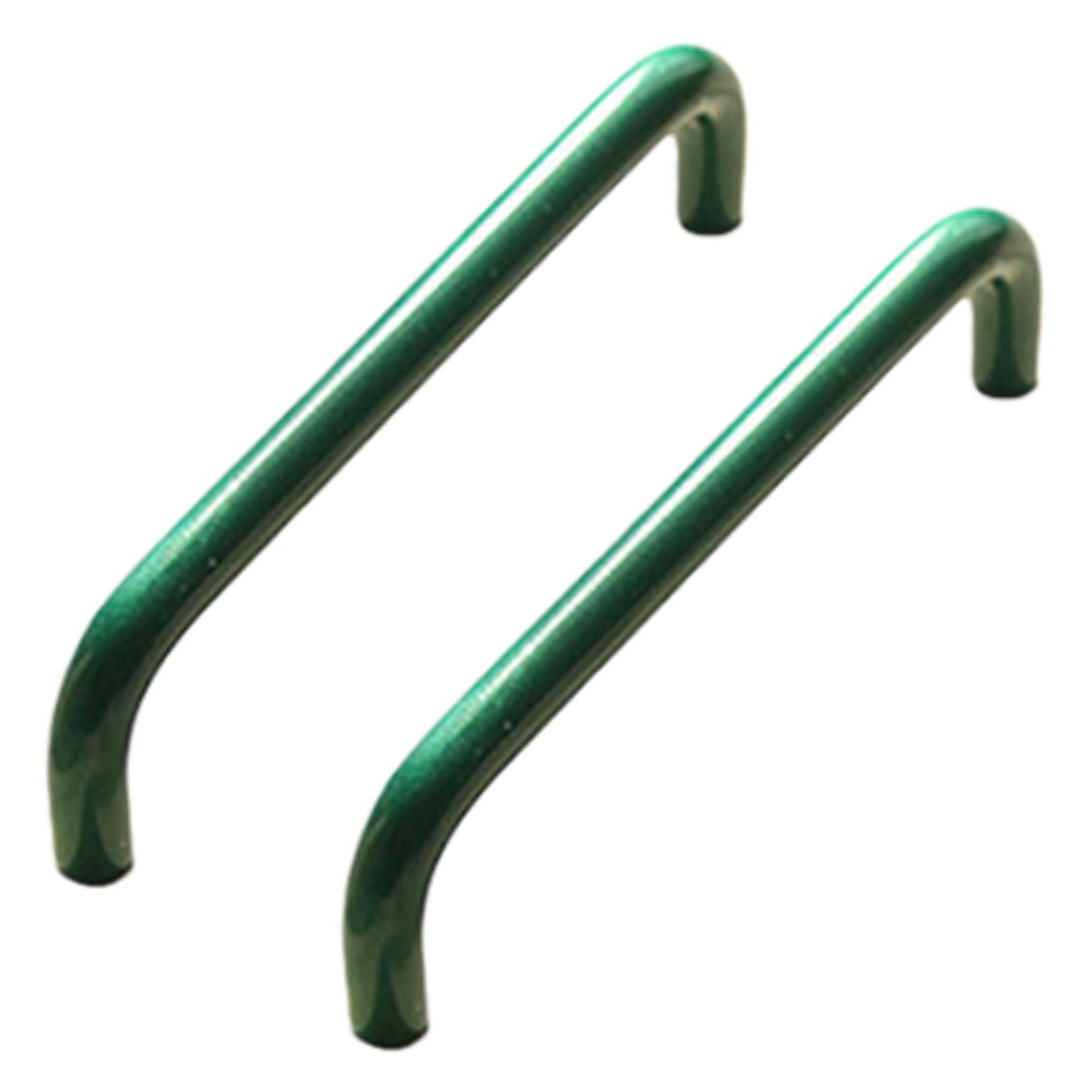 Zcru004 Green Furniture Handle Cupboard Handles Kitchen Cabinet Handle Finger Edge Pull Drawerhandles 2 Pieces (Hole Distance 160Mm,)