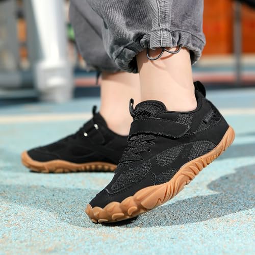 Image of KUBUA Kids Barefoot Shoes for Boys Girls Zero Drop Minimalist Sneakers | Wide Toe Box, Natural Foot Development, Lightweight, Hiking, Running, Tennis, Walking, School, Toddler, Little Kid, Big Kid