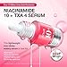 Anua Niacinamide 10 + TXA 4 Serum, Dark Spot Care, Hyaluronic Acid, Tranexamic Acid, Lightweight & Hydrating All-in-One Daily Facial Serum for Glass Skin, Korean Skincare, 1.01 fl.oz