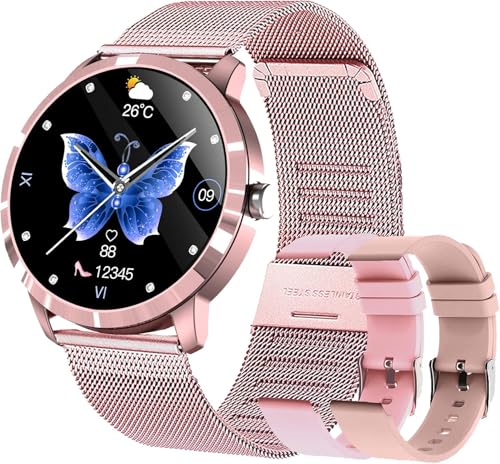 Smart Watch da donna, 1,32", AMOLED Fitness Tracker 123, modalità