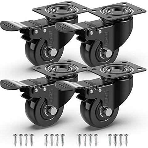 GBL Heavy Duty Castor Wheels with Brakes Cover
