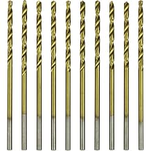 HTS 116V8 10 Pc Titanium Coated Twist Drill Bits 50
