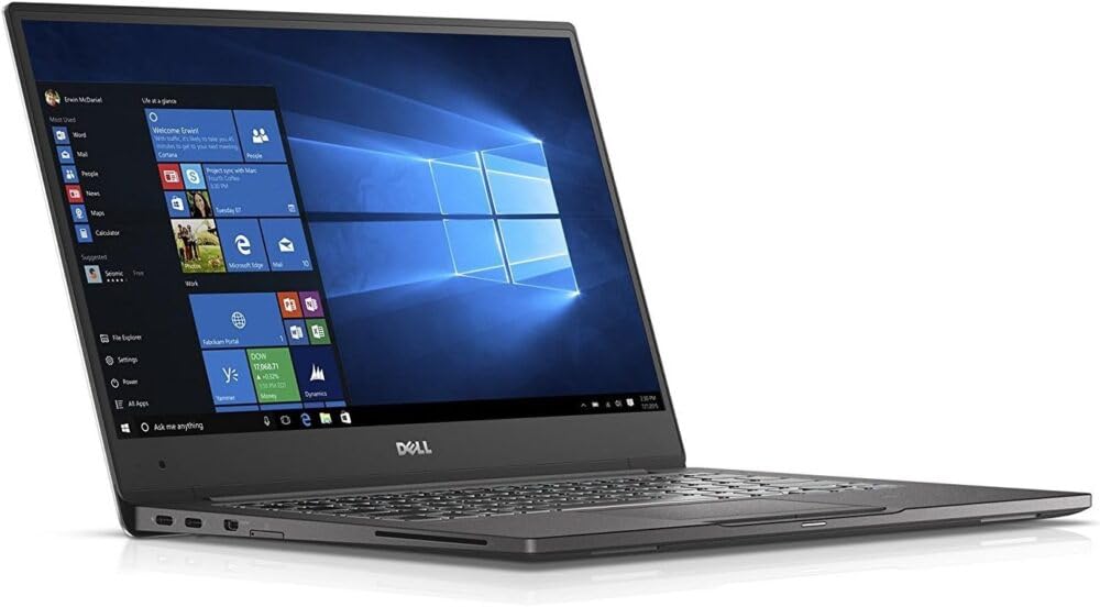 Dell Latitude 7370 Business Laptop 13 3-inch FHD Display Intel Core M5-6Y57 8GB RAM 256GB SSD Type-C Port