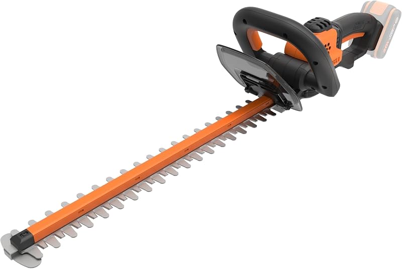 WORX WG261E.9 Akku-Heckenschere – Hecken- und Strauchschere mit 44 cm Schwertlänge – 16mm Zahnabstand – Ideal für hohe Hecken – leicht & kompakt – PowerShare kompatibel – ohne Akku & Ladegerät