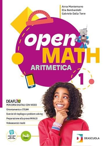 9791255312215 Open math. Edizione tematica. Con Aritmetica, Geometria, Strumenti per lo studio e il ripasso. Per la Scuola media. Con e-book. Con espansione online (Vol. 1)