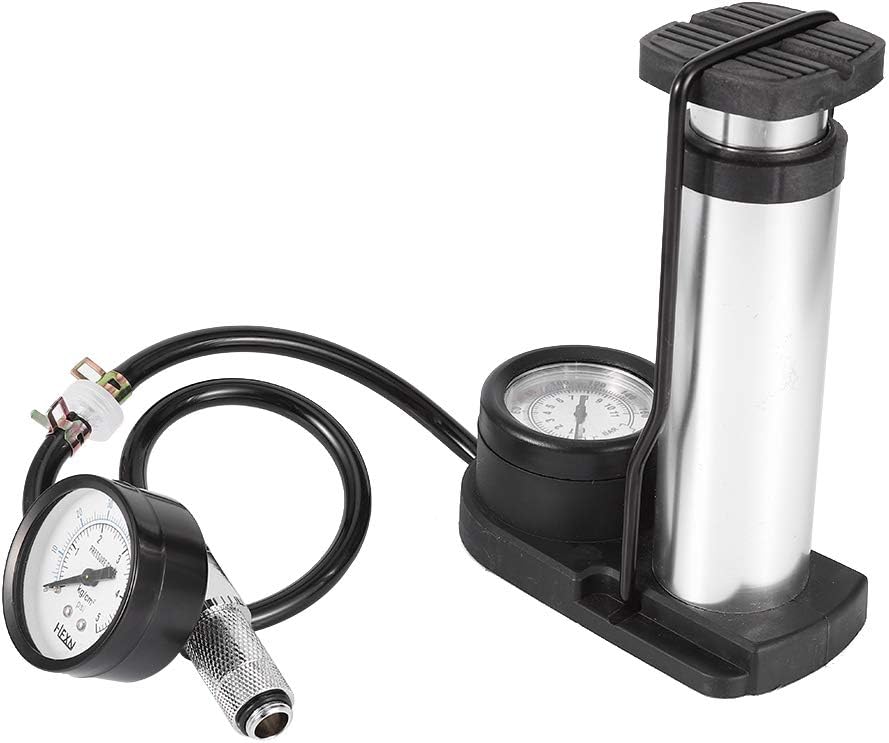 753 Water Leakage Tester, Double Barometer Air Pressure Guage for Computer Water Cooling System, Computer Water Cooling System Water Tank Leak Test Detector