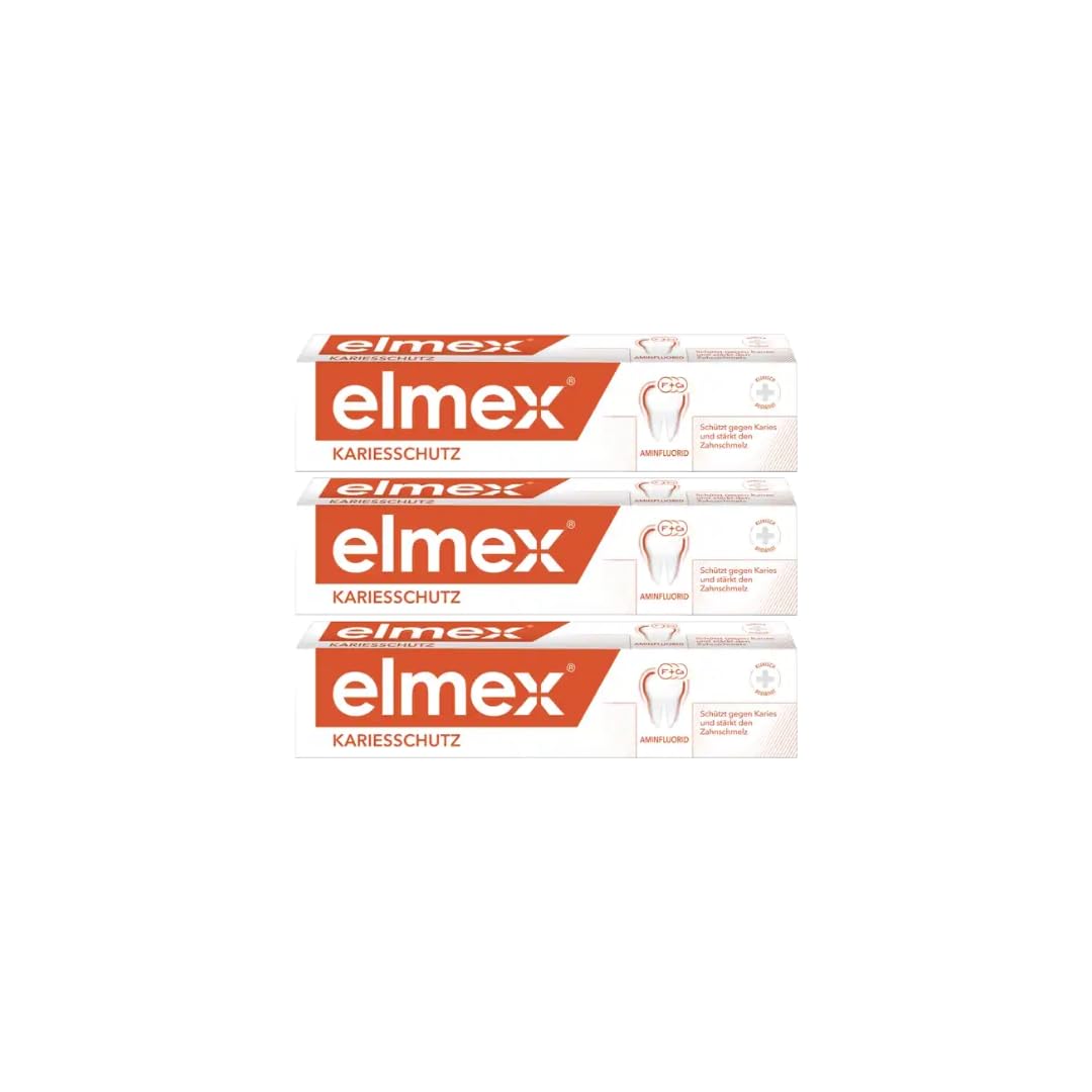 Amazon | Elmex Toothpaste 歯磨き粉 75ml 3個入り [欧州] [並行輸入品
