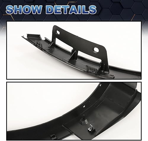 Vista 64 de PIT66 CJ5Z-16268-AB - Extensión de guardabarros compatible con la moldura del arco del paso de rueda delantero izquierdo