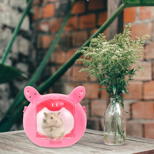 Cage à écureuils et hamster portable rose Cabilock pour voyage