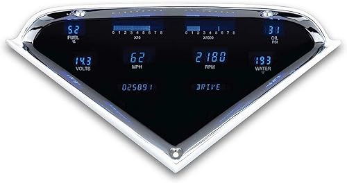 Miniatura 3 de Dakota Digital 55-59 Chevy Truck VFD Gauge System - Kit de calibradores