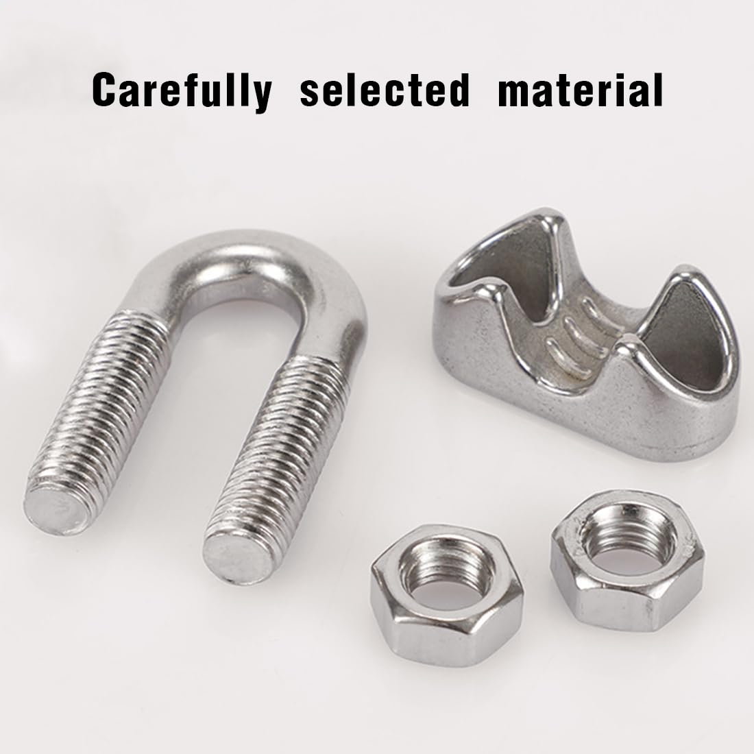 Morsetti Per Cavi In Acciaio Inox M5 | Set Da 12 Pezzi | Per Fili Stendibiancheria, Cavi Metallici E Tende | Norma DIN741 - Foto 11