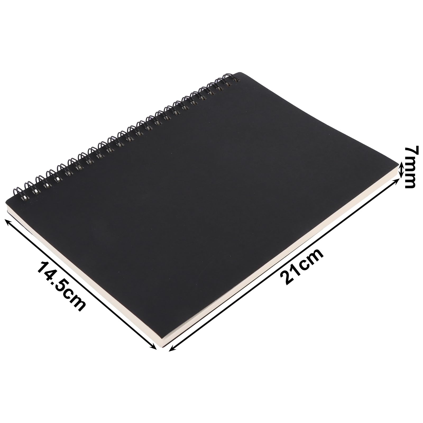 ASelected A5 Sketch Pad 6Pcs Sketch Book 60 Sheets 360 Pages Spiral Bound Sketchbook - Image 2