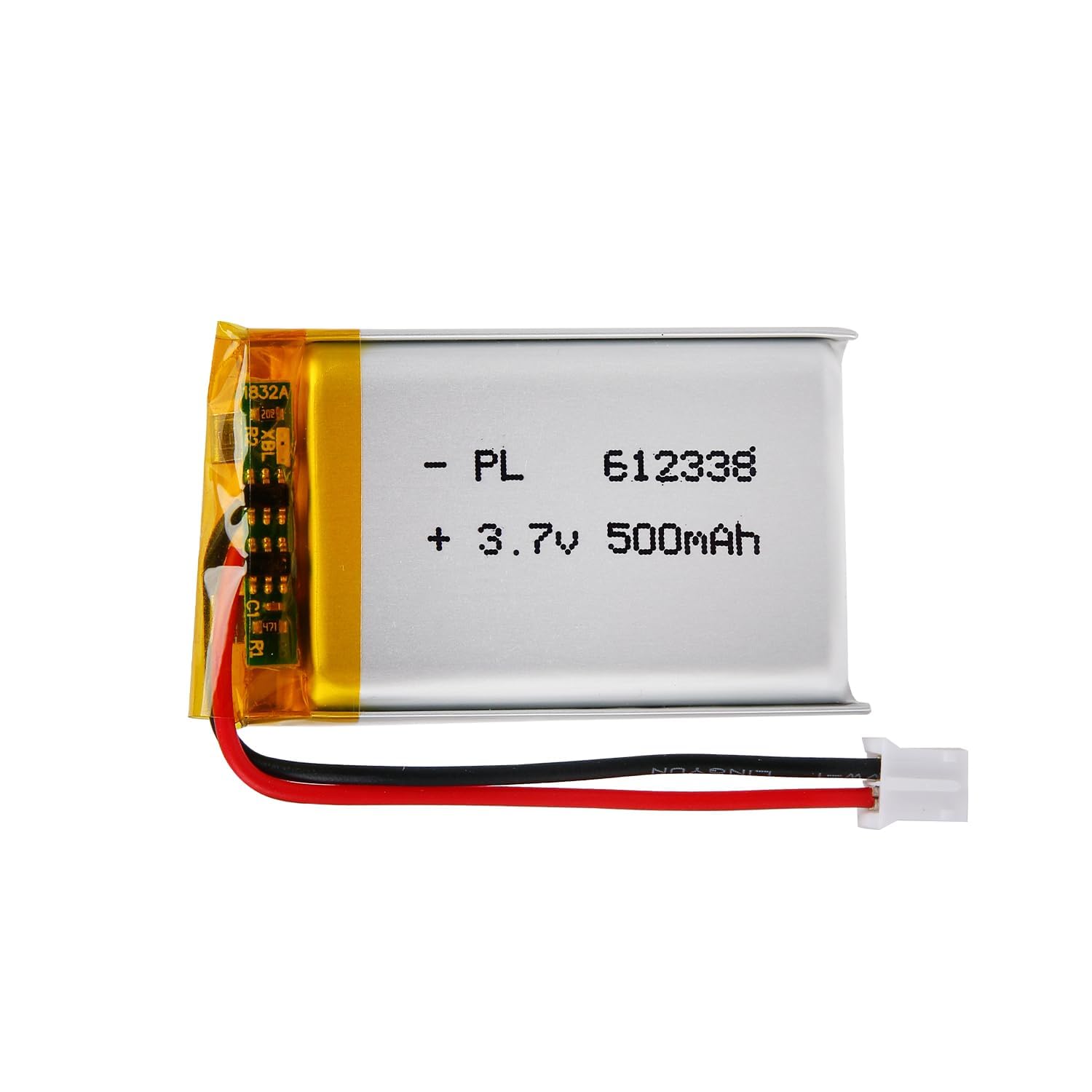 Batería Lipo 3.7V, 380mAh 702030 a Iones de Litio con conexión 2P-PH con Paso 2,0 mm — view 60