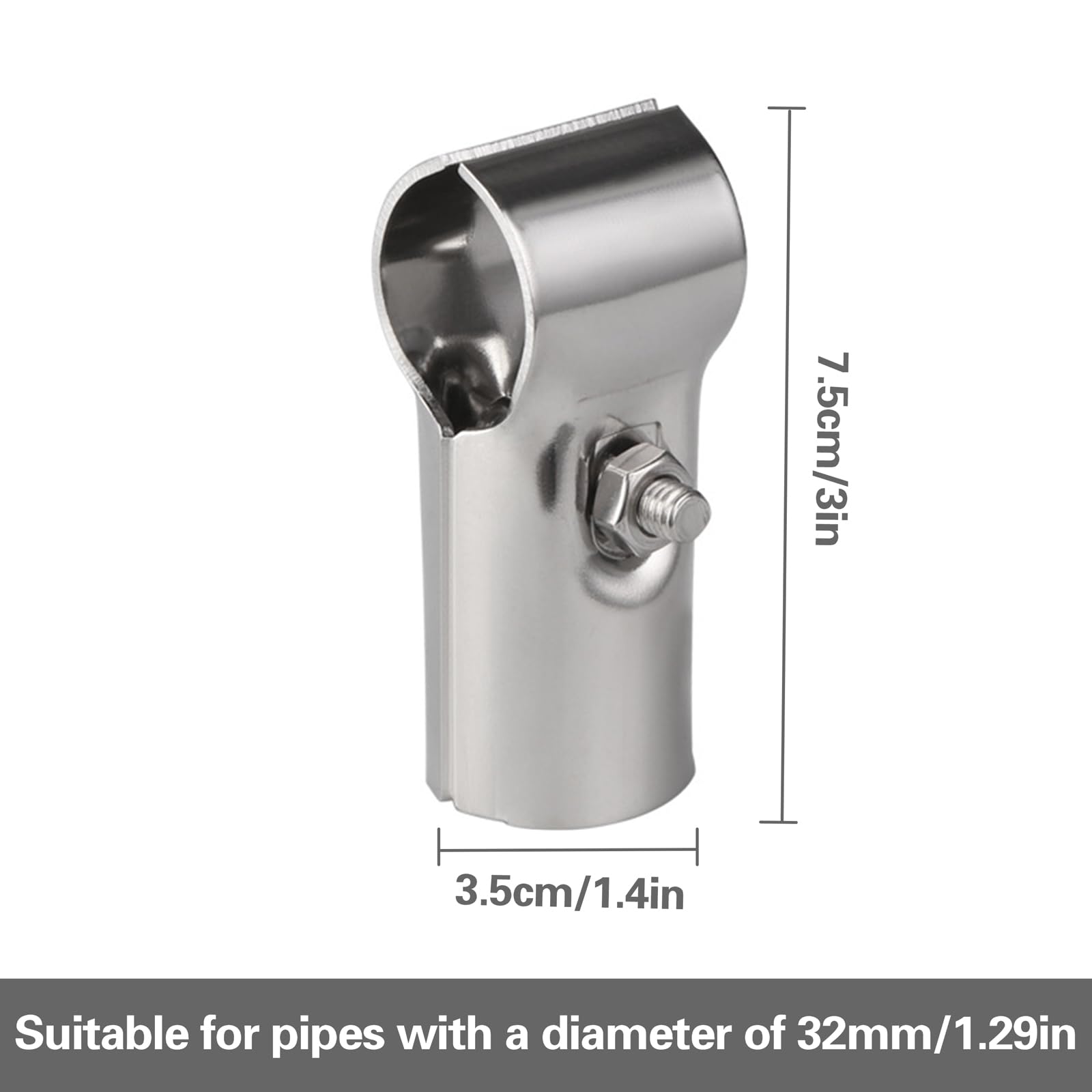 Morsetto Serrafune Filo Diametro 5mm Inox - Foto 8